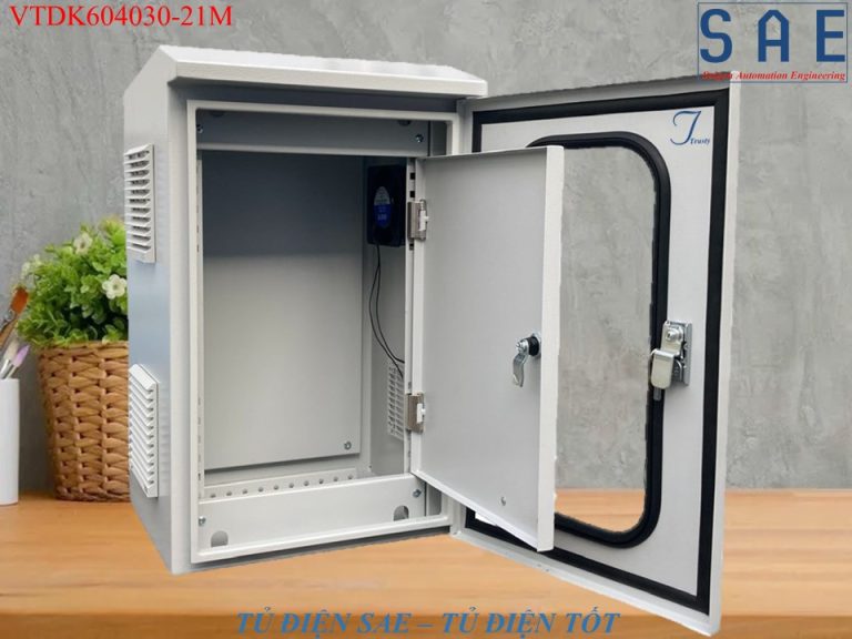 Vỏ tủ điện điều khiển ngoài trời, hai lớp cửa H600xW400xD300 Mica – SAPHACO